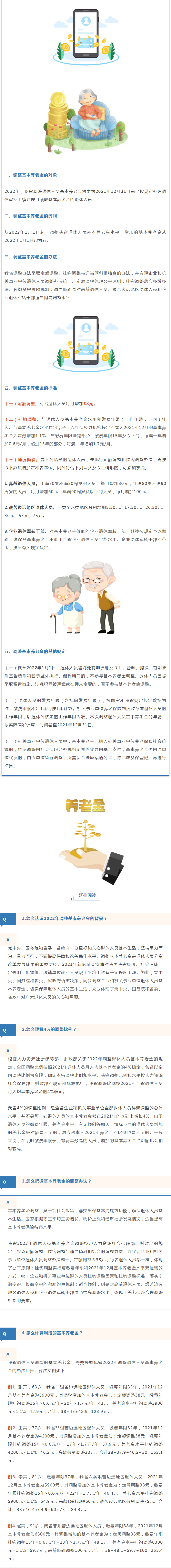 养老保险涨了